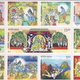 Image for article titled The global influence of the Hindu epic Ramayana, as told by postage stamps